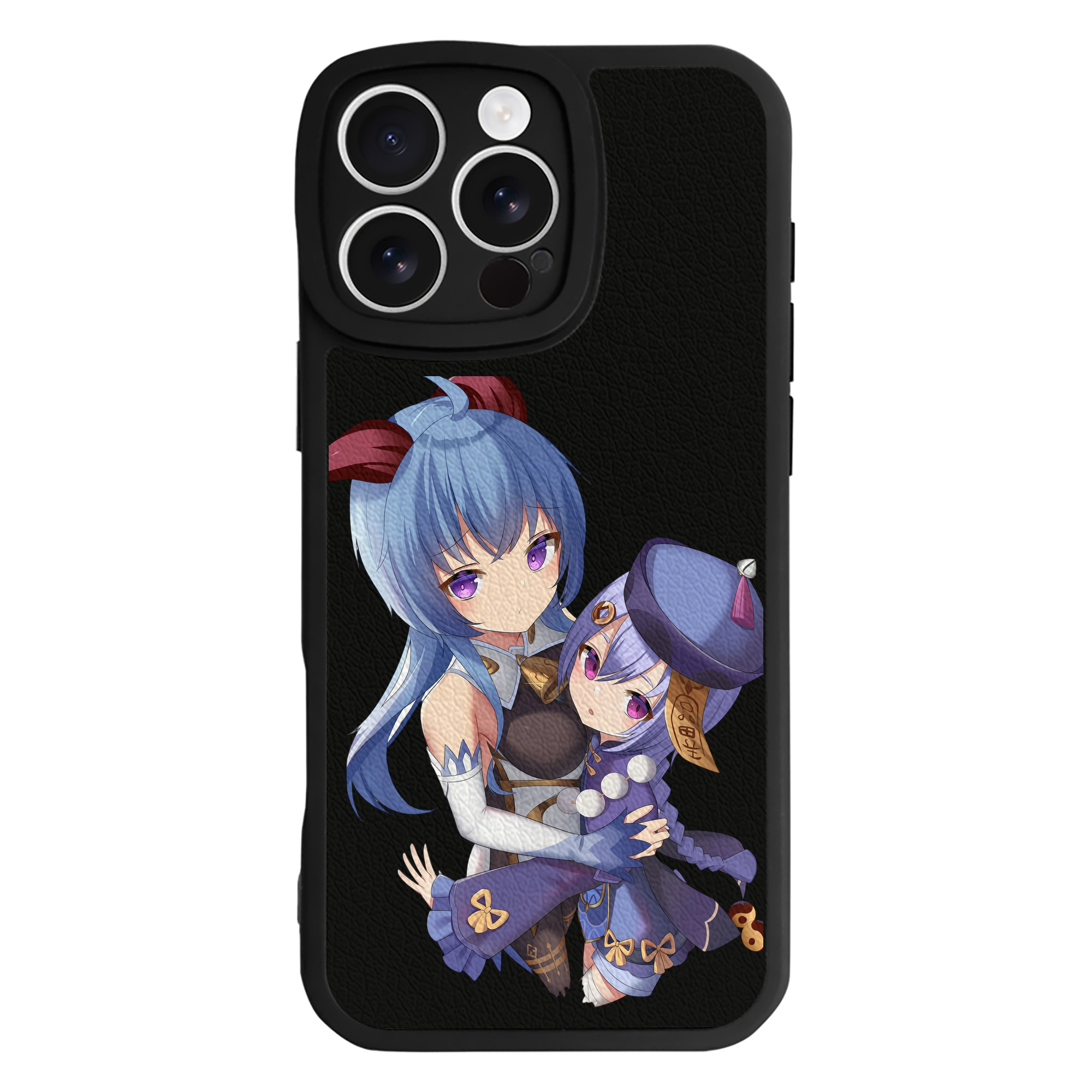 げんし神 甘雨 かんう genshin Ganyu 【iPhone 16シリーズ対応】シリコンスマホケース（レザー調） 材質：シリコン